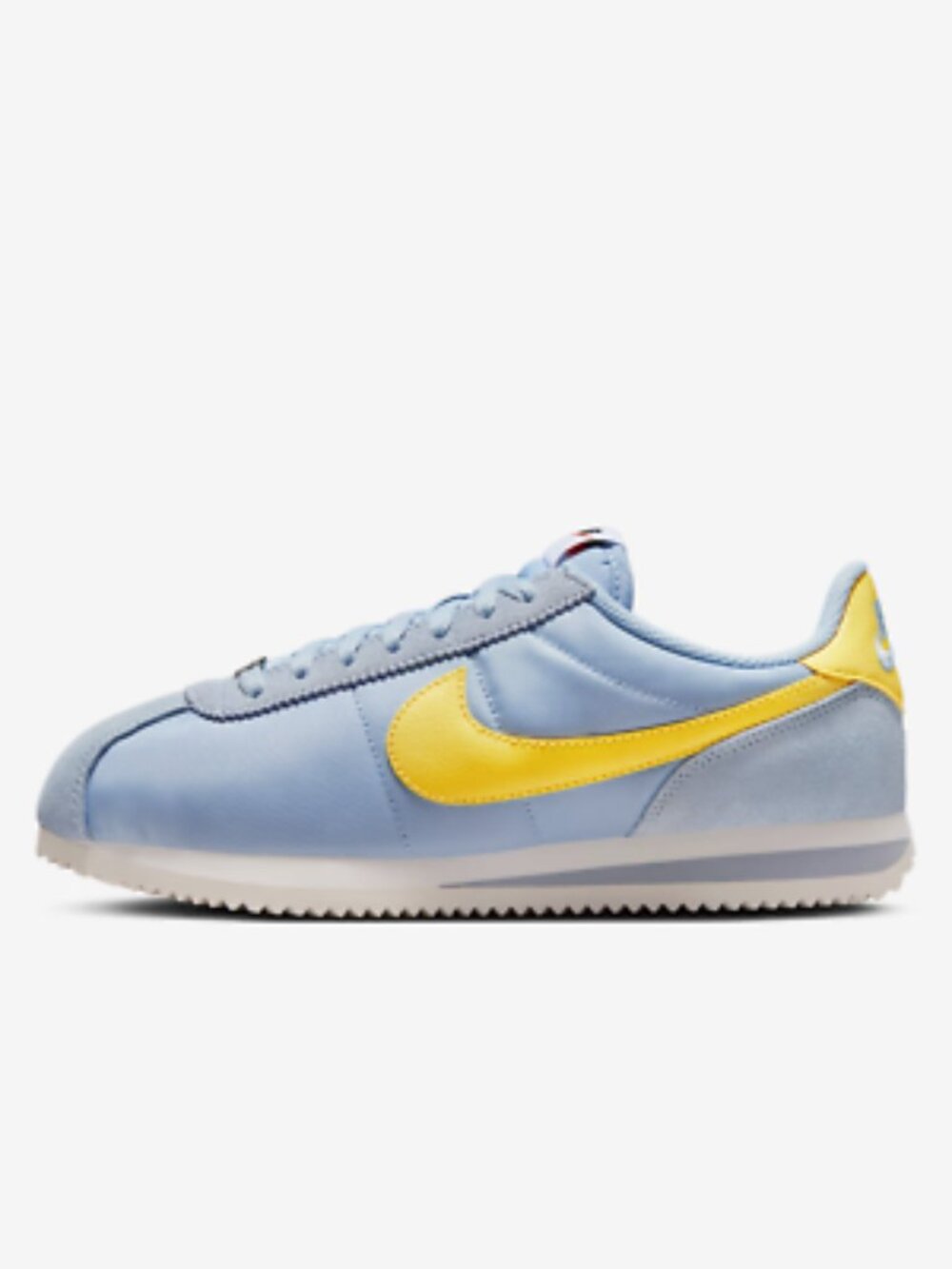 NEW! Nike Cortez Baby Blue Yellow Sneakers